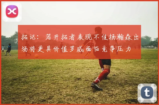 拓记：若开拓者表现不佳杨瀚森出场将更具价值罗威面临竞争压力